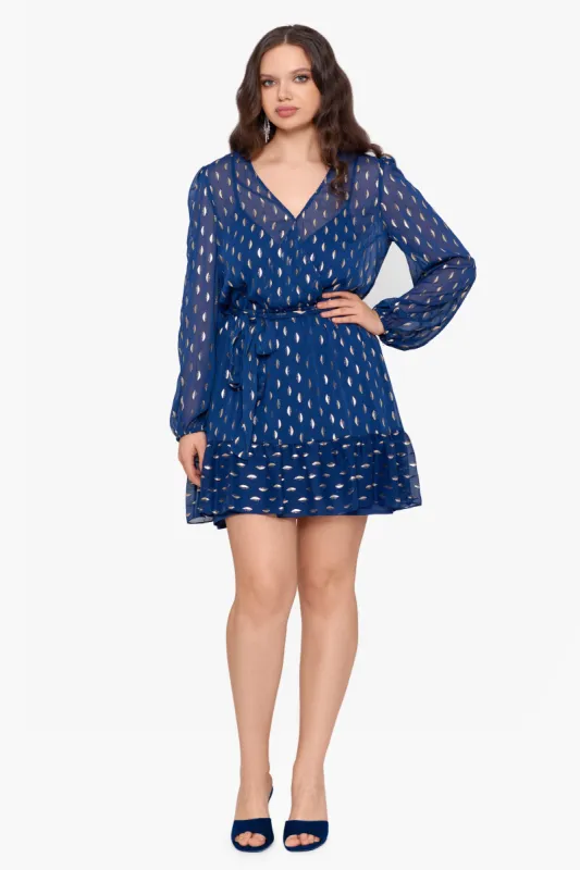 Belted Short Clip Dot Dress sold by Lord & Taylor