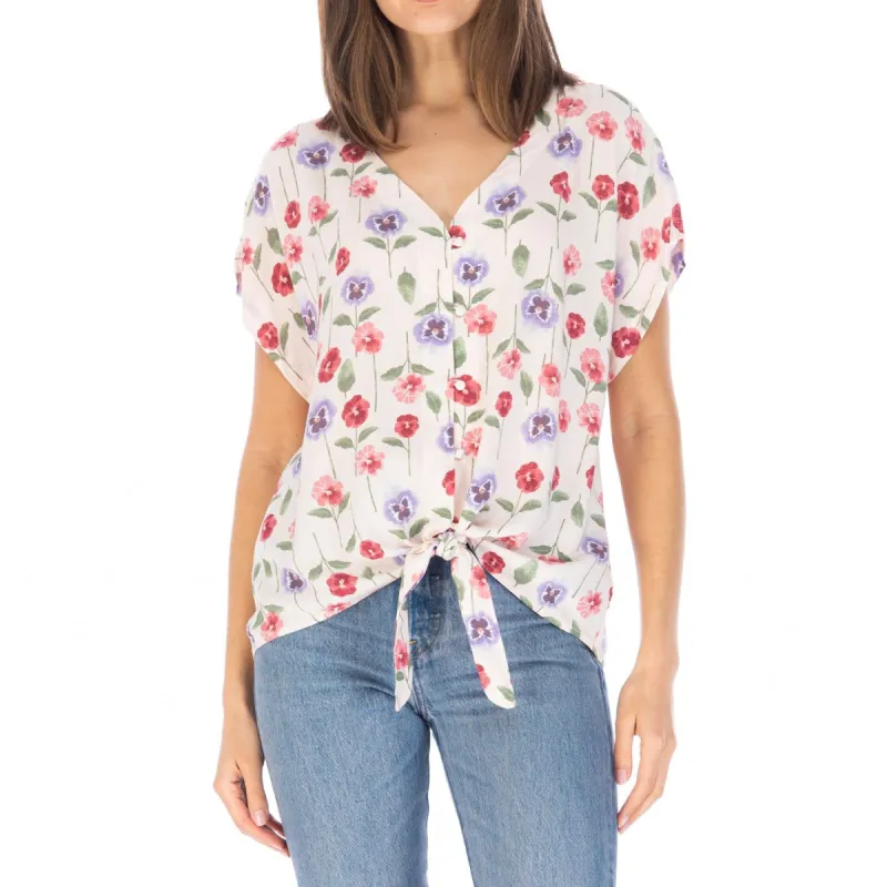 Short Sleeve Printed Top sold by Lord & Taylor