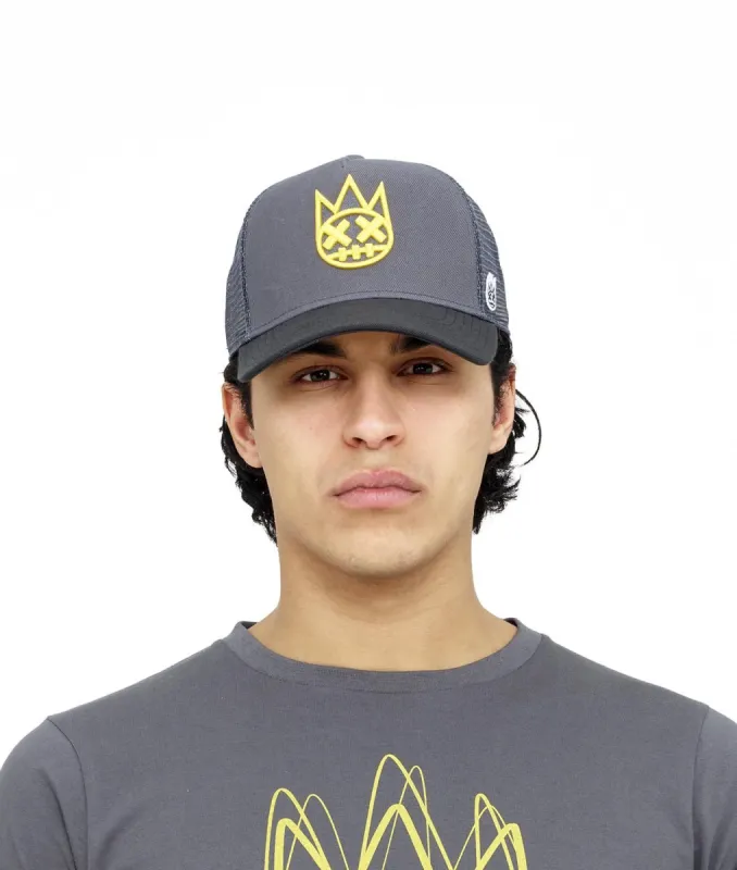 Mesh Back Trucker with Charcoal Crown sold by Lord & Taylor