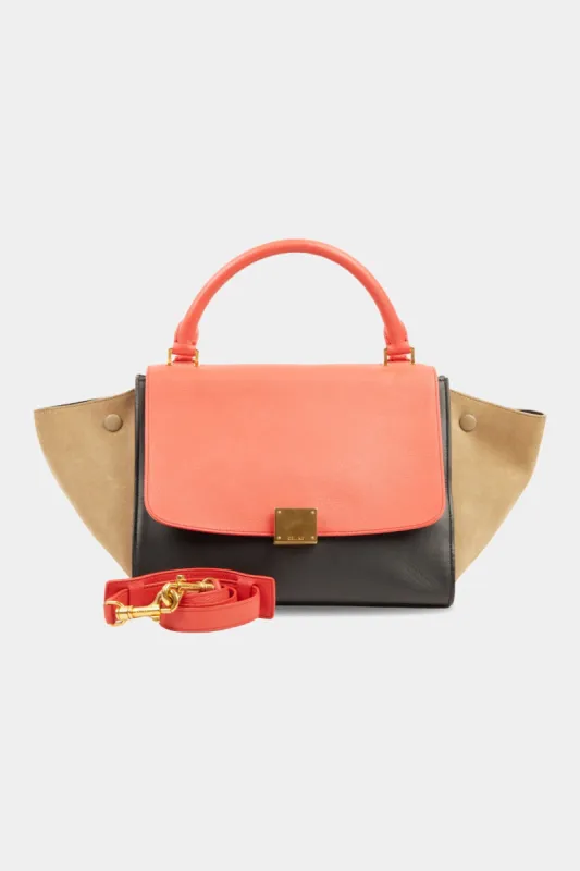 Trapeze Smooth Leather Bag sold by Lord & Taylor