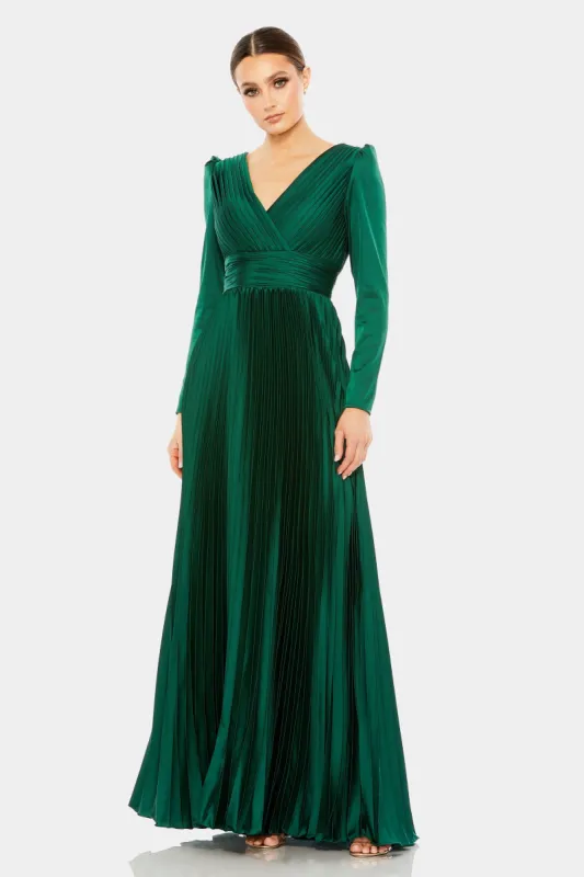 Long Sleeve Satin Gown sold by Lord & Taylor