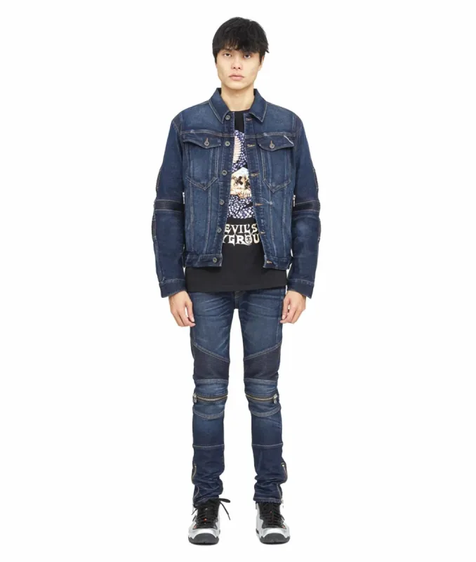 Punk Moto Skinny Jeans sold by Lord & Taylor