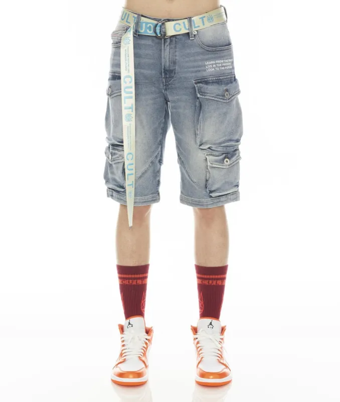 Denim Cargo Shorts sold by Lord & Taylor