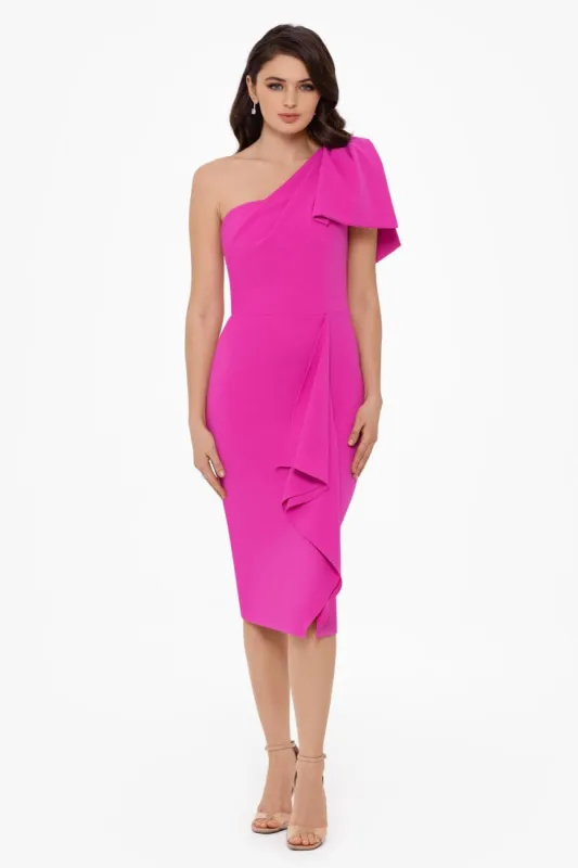 One Shoulder Ruffle Hem Dress sold by Lord & Taylor