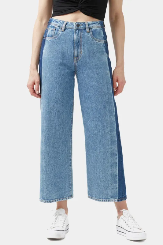 Addison High Rise Wide Leg Cropped Jeans sold by Lord & Taylor