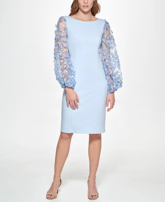 Balloon Sleeve Sheath Dress sold by Lord & Taylor