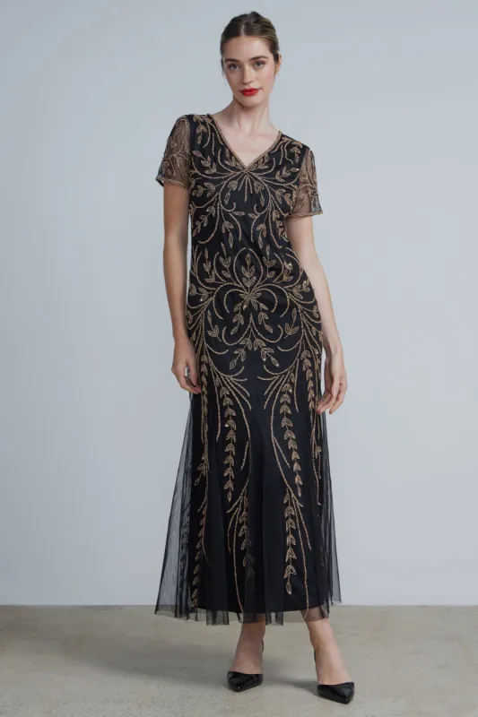 Long Beaded Dress sold by Lord & Taylor