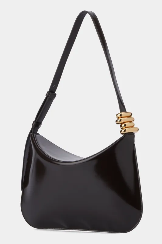 Metal Loop Flap Shoulder Bag sold by Lord & Taylor