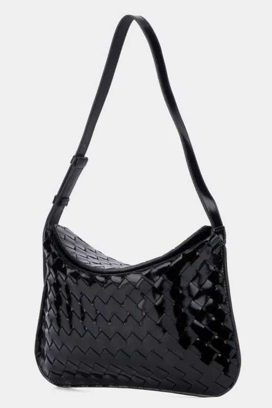 Woven Flap Shoulder Bag sold by Lord & Taylor
