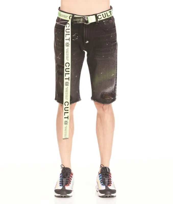 Belted Rocker Rigid Shorts sold by Lord & Taylor