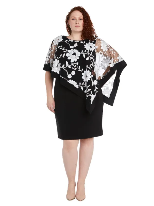 Knee-Length Dress and Printed Poncho Set sold by Lord & Taylor