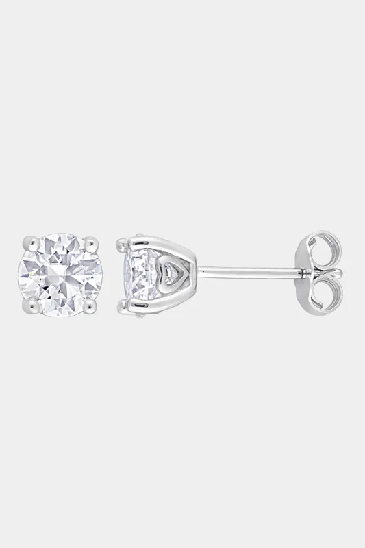 Moissanite Stud Earrings sold by Lord & Taylor