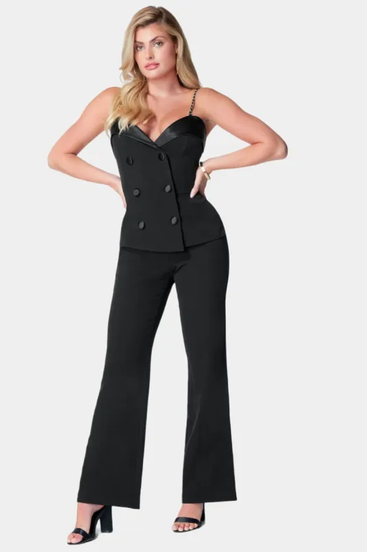 Double Breasted Suited Jumpsuit sold by Lord & Taylor