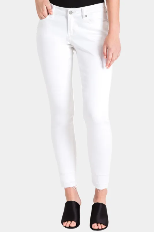 Virginia Released Hem Skinny Jeans sold by Lord & Taylor