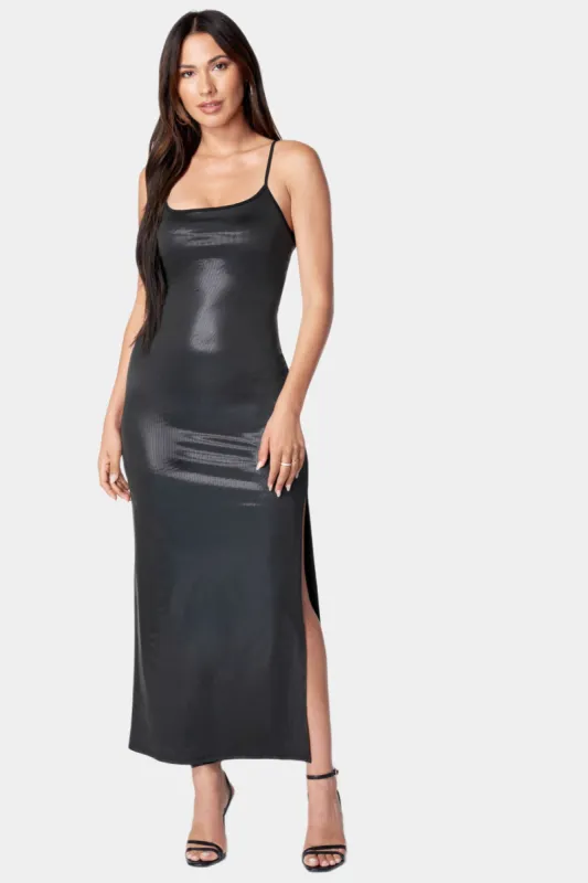 Long Straight Maxi Dress sold by Lord & Taylor
