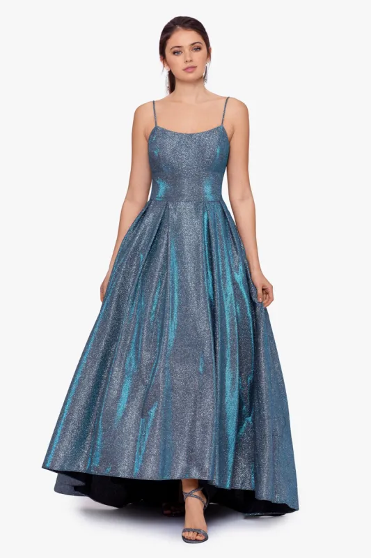 Long High-Low Galaxy Ballgown sold by Lord & Taylor
