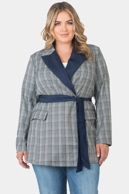Gina Trim Wrap Blazer sold by Lord & Taylor