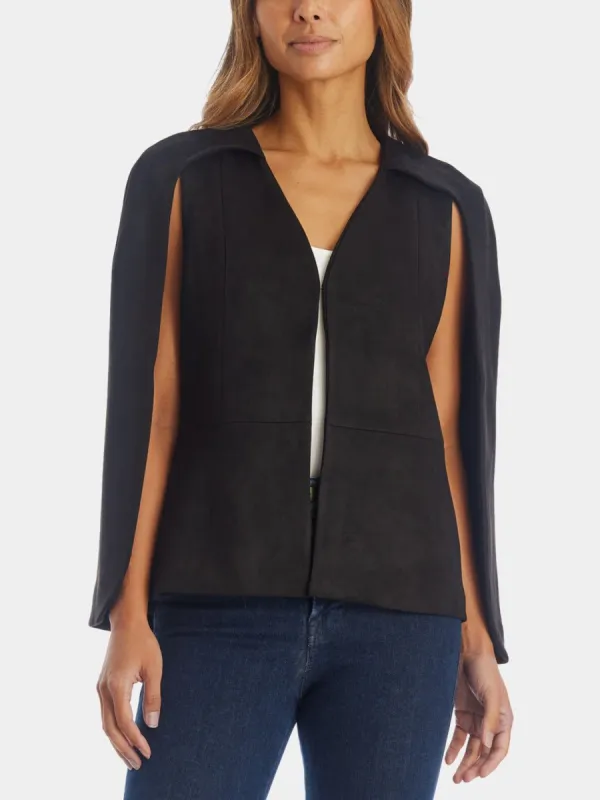 Faux Suede Capelet sold by Lord & Taylor