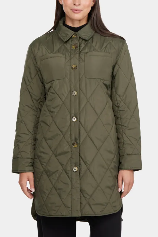 Tine Light Weight Self-packable Shacket sold by Lord & Taylor