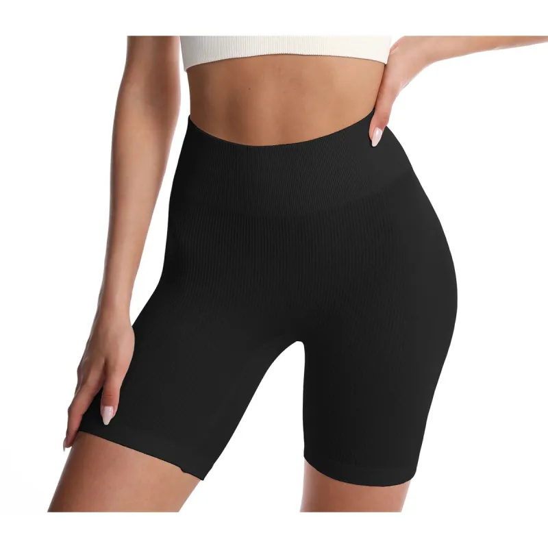 High Waisted Biker Gym Short sold by Lord & Taylor