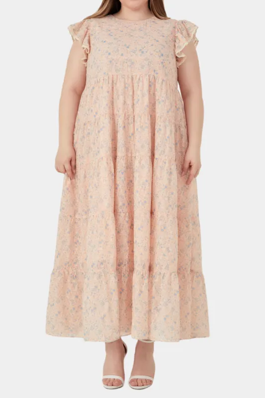 Eyelet Tiered Maxi Dress sold by Lord & Taylor