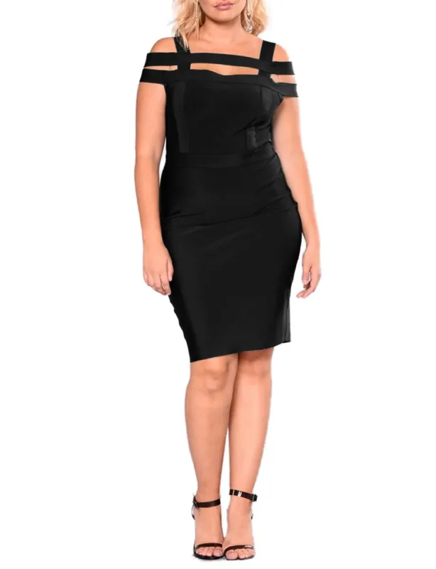 Back Bodycon Stretch Bandage Dress sold by Lord & Taylor