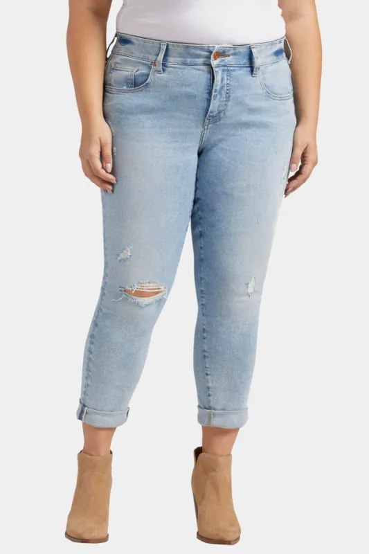 Carter Mid Rise Girlfriend Jeans sold by Lord & Taylor