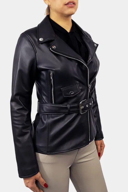 Nappa Lamb Leather Biker Jacket sold by Lord & Taylor