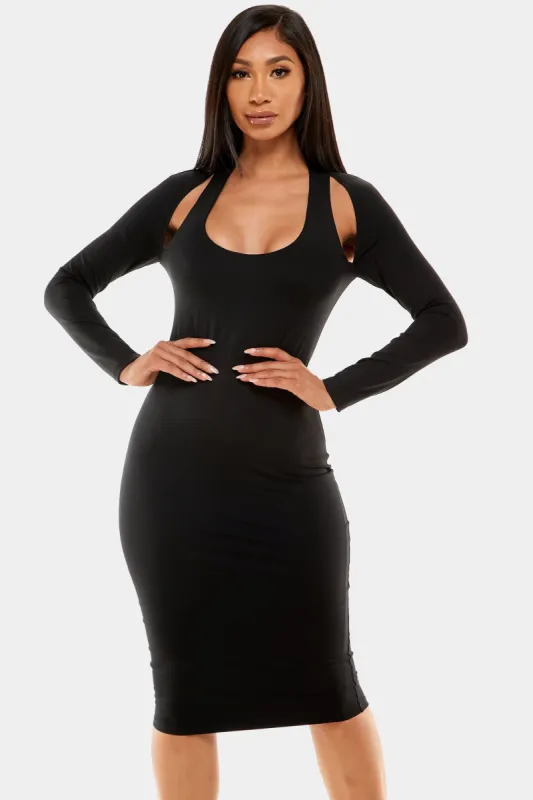 Cut Out Knit Bodycon Dress sold by Lord & Taylor