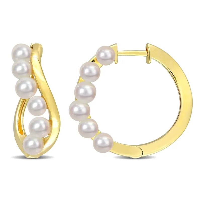Cultured Freshwater Pearl Hoop Earrings sold by Lord & Taylor
