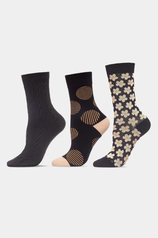 Fashion Crew Socks 3-Pair Bundle sold by Lord & Taylor