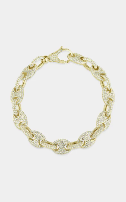 Sterling Silver Pave Link Bracelet sold by Lord & Taylor