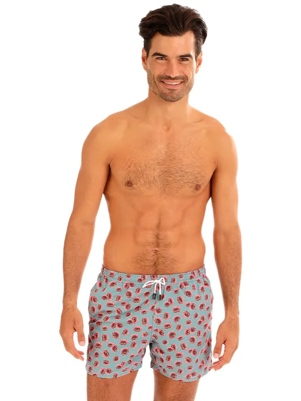 Lotus Pink Swim Trunks sold by Lord & Taylor