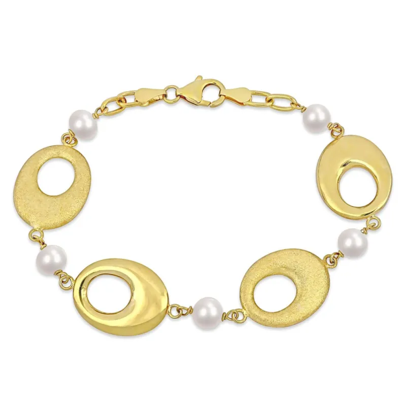 Cultured Freshwater Pearl Station Bracelet sold by Lord & Taylor