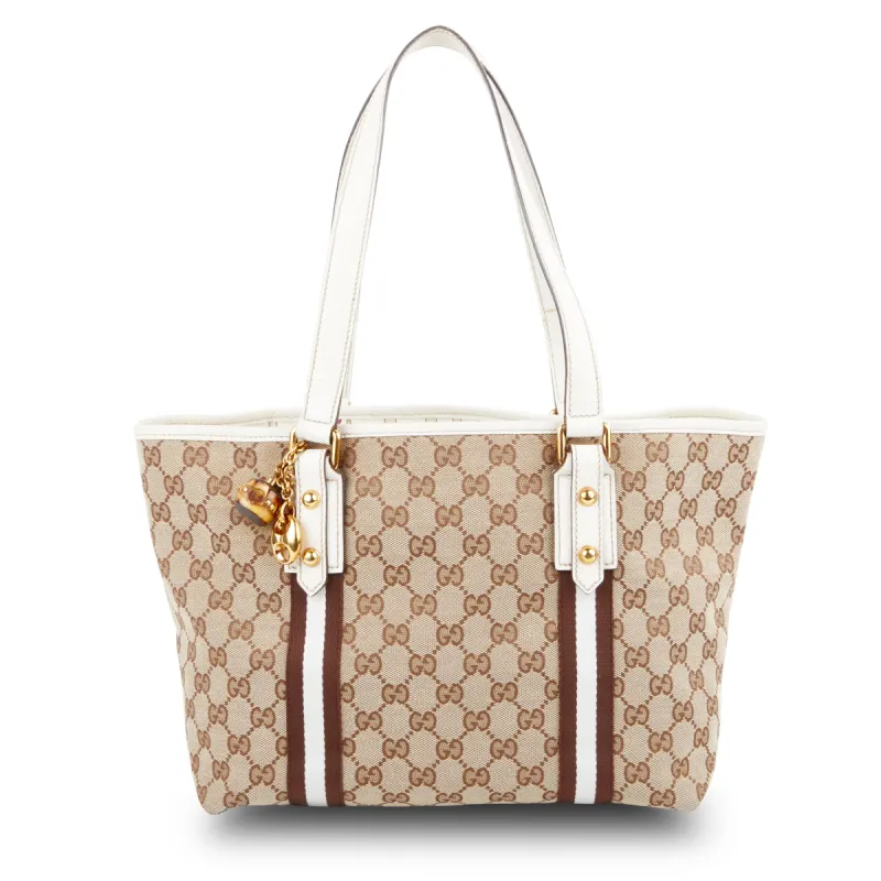 GG Jolicoeur Canvas Shoulder Bag Beige sold by Lord & Taylor