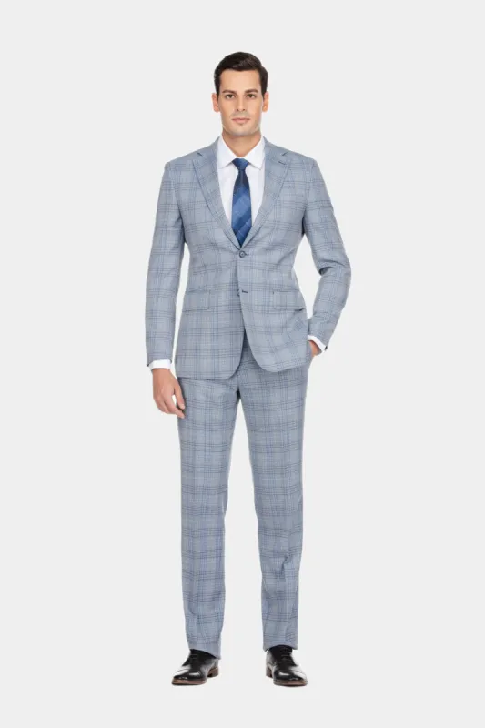 Checkered Wool Suit sold by Lord & Taylor