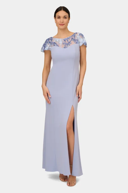 Knit Crepe Sequin Gown sold by Lord & Taylor