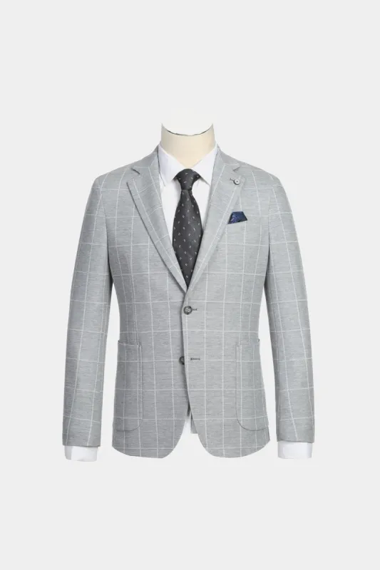 Half-Canvas Windowpane Check Blazer sold by Lord & Taylor