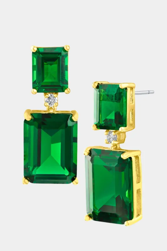 Emerald Drop Pst Earring sold by Lord & Taylor