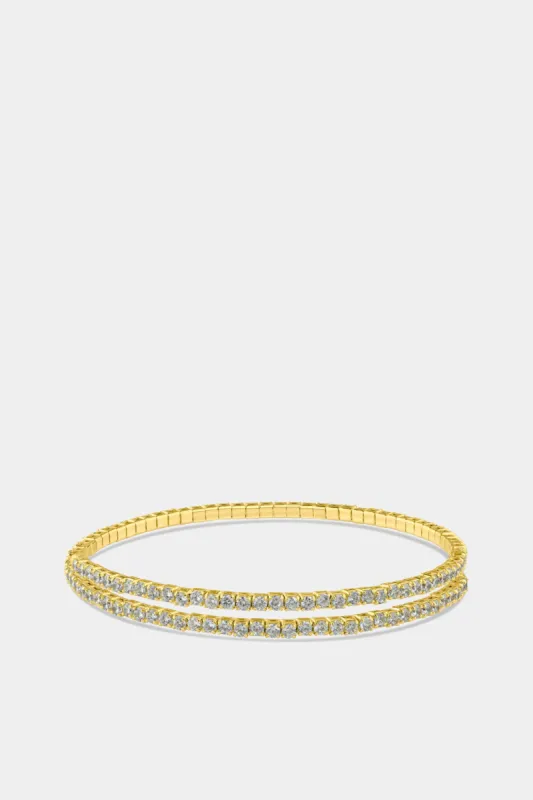 Pave Coil Flexi Bracelet sold by Lord & Taylor