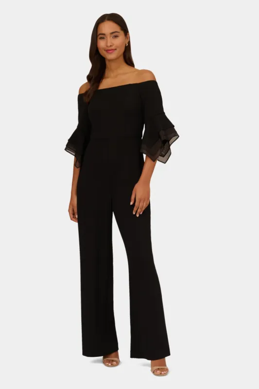 Organza Crepe Jumpsuit sold by Lord & Taylor