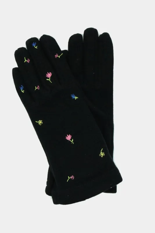 Floral Embroidery Gloves sold by Lord & Taylor