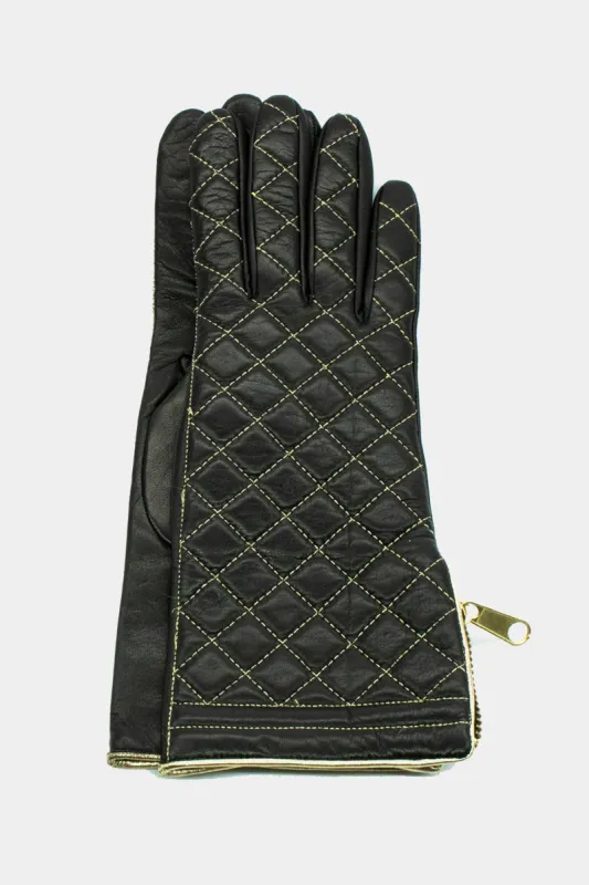 Quilted Leather Gloves sold by Lord & Taylor