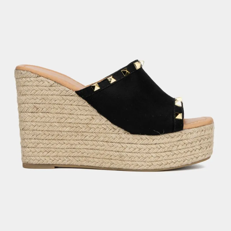 Vanessa Studded Wedge sold by Lord & Taylor