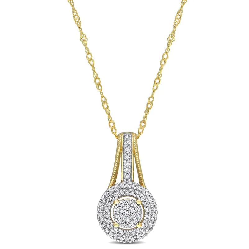 Diamond Pendant with Chain sold by Lord & Taylor
