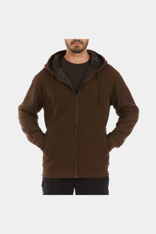 Sherpa-Bonded Thermal Knit Hooded Jacket sold by Lord & Taylor