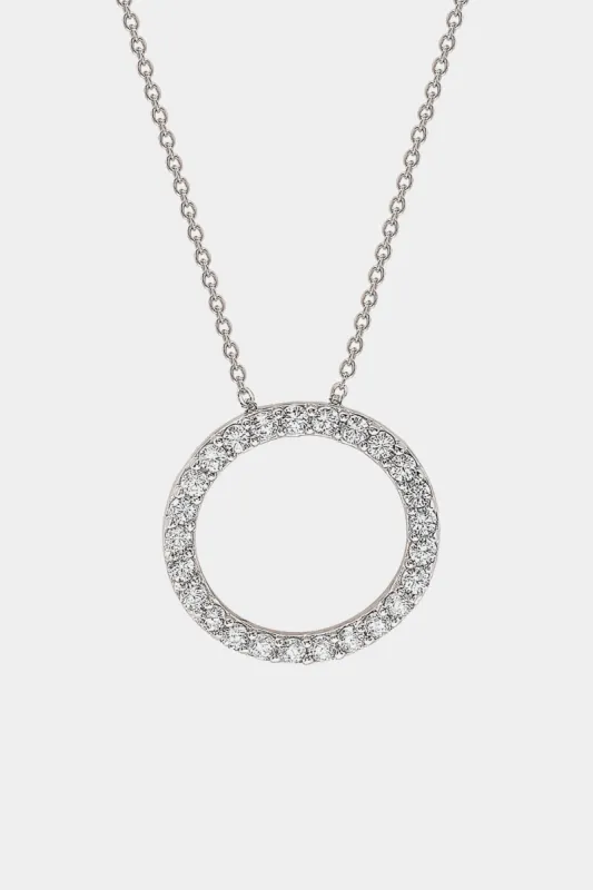 Diamond Circle Pendant sold by Lord & Taylor