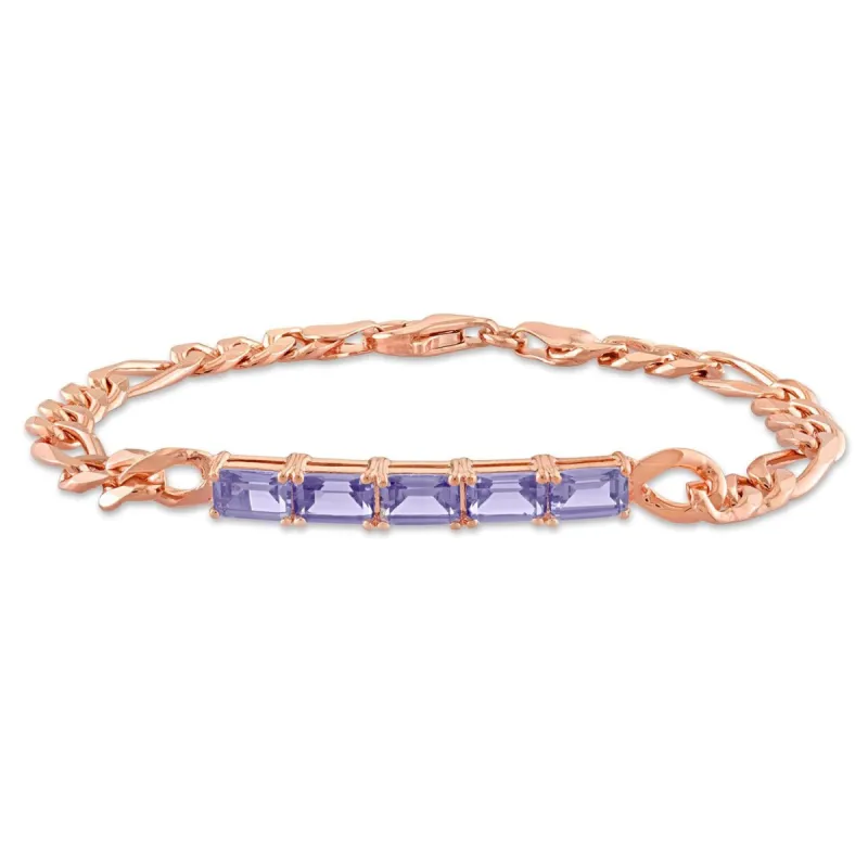 Created Alexandrite Birthstone Link Bracelet sold by Lord & Taylor