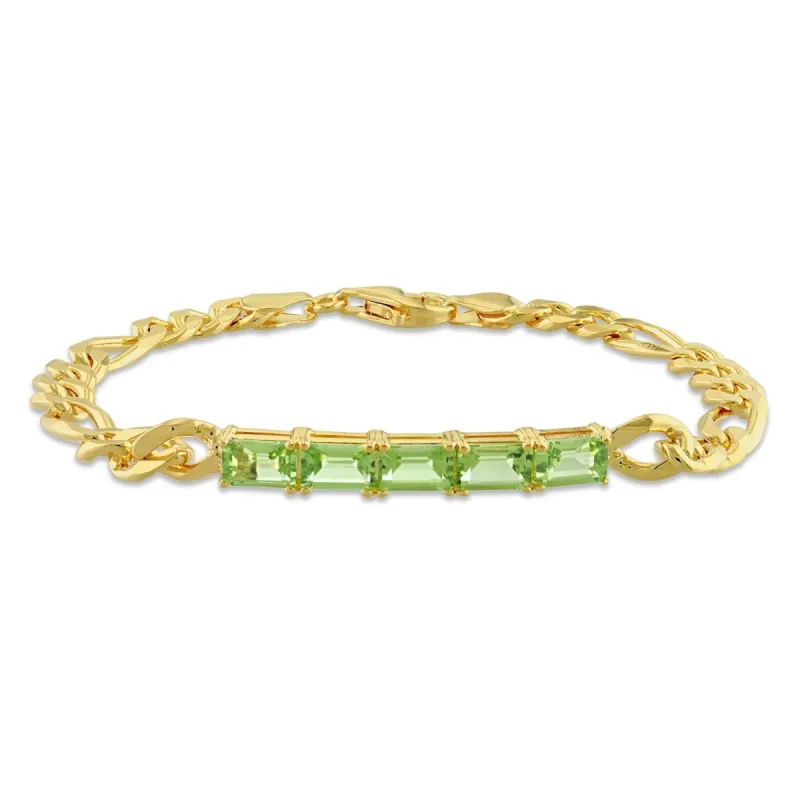 Peridot Birthstone Link Bracelet sold by Lord & Taylor