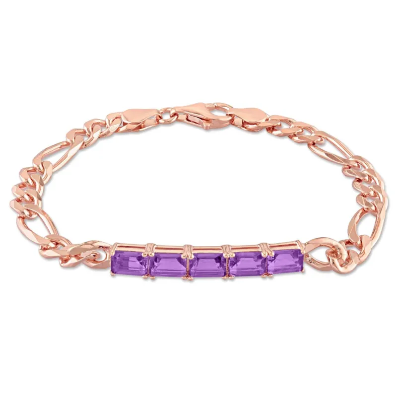 Amethyst Birthstone Link Bracelet sold by Lord & Taylor